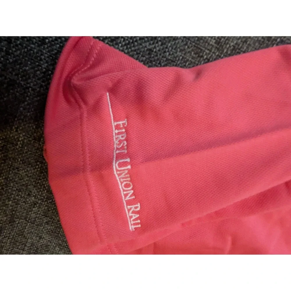 Nike Golf Women's Medium Dri Fit Pink Polo Shirt‎ Stretch Athletic Tennis